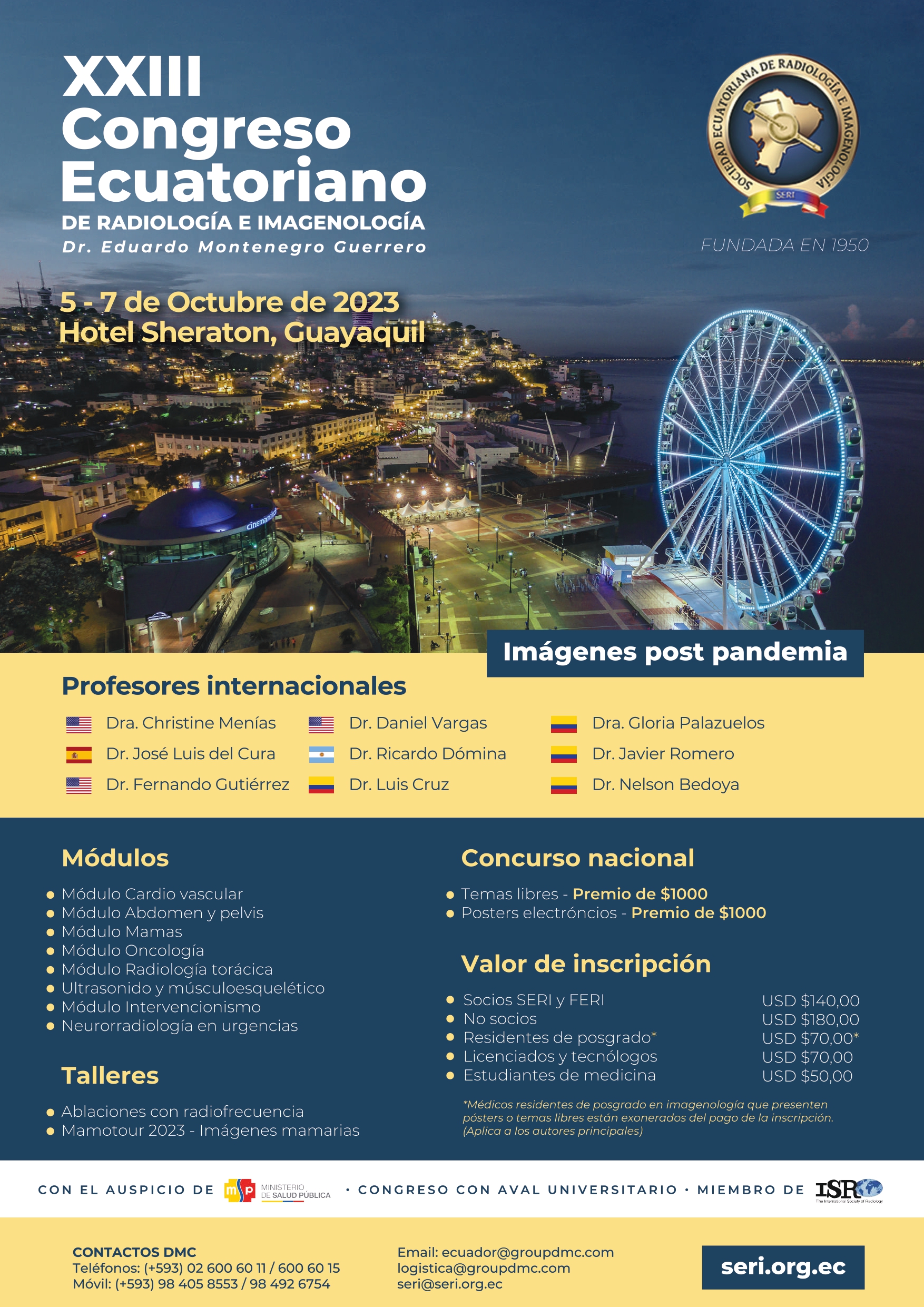 XXIII Congreso Ecuatoriano de Radiología e Imagenologaía